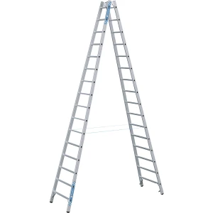 ZARGES Profi-Sprossenleiter, beidseitig begehbar, 2 x 16 Sprossen