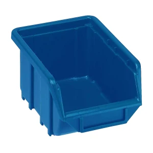 kaiserkraft Caixa de armazenagem à vista em polipropileno, CxLxA 168 x 111 x 76 mm, embalagem de 60 unid., azul, embalagem com 60 unidades, Caixa de