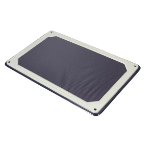 kaiserkraft Plataforma superior para mesa com rodas (modelo HB), plástico, cinzento/azul, Plataforma superior para mesa com rodas (modelo HB),