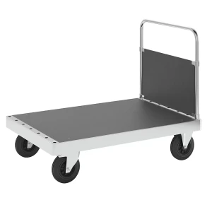 Kongamek Verzinkter Plattformwagen JUMBO, mit 1 Stirnwand, Länge 1200 mm, mit Feststeller