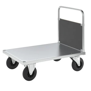 Kongamek Plattformwagen Tragfähigkeit 500 kg, mit 1 Stirnwand, LxBxH 1000 x 700 x 900 mm, ohne Feststeller