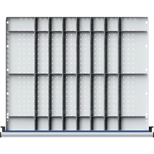 ANKE Einteilungssatz für Schubladen-BxT 750 x 600 mm, ⅛-Teilung, für Fronthöhe 60 mm