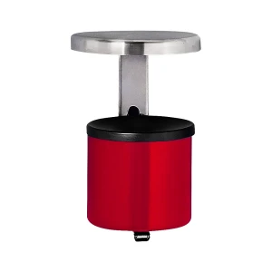 Sicherheits-Wandascher mit Dach, 2,25 l, Höhe 285 mm, rot, Stahlblech kaiserkraft