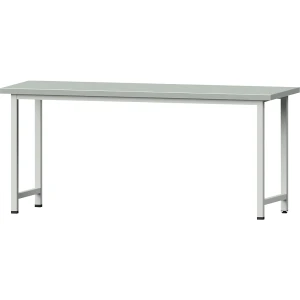 ANKE Werkbank, Gestellbauweise Serie V, Grundmodell, BxT 2000 x 700 mm, Stahlblechbelagplatte, Höhe 890 mm