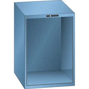 LISTA Schubladenschrank-Leergehäuse, Außen-BxT 717 x 725 mm, Höhe 1000 mm, lichtblau