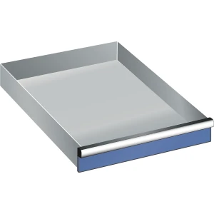 LISTA Schublade, für Schrank-BxT 564 x 572 mm, Traglast 200 kg, Fronthöhe 75 mm, enzianblau