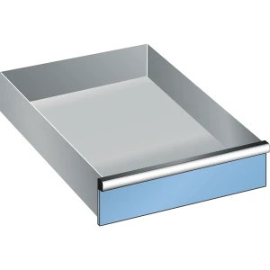 LISTA Schublade, für Schrank-BxT 564 x 572 mm, Traglast 200 kg, Fronthöhe 125 mm, lichtblau