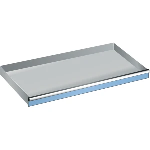 LISTA Schublade, für Schrank-BxT 1431 x 725 mm, Traglast 75 kg, Fronthöhe 75 mm, lichtblau