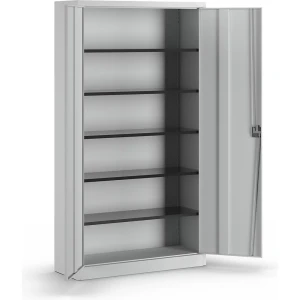 mauser Universalschrank, extrahoch, HxBxT 2200 x 1200 x 420 mm, lichtgrau