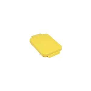 kaiserkraft Tampa, retangular, para coletor de materiais recicláveis, amarelo, Tampa, retangular, para coletor de materiais recicláveis, amarelo.