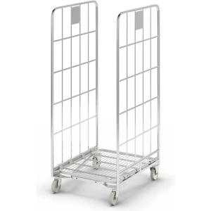 Rollbehälter, nestbar, 2-seitig, HxBxT 1665 x 700 x 800 mm kaiserkraft