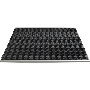 Miltex Alu-Schmutzfangsystem EAZYCARE WAVE, Gummi-Einlage, LxB 785 x 585 mm