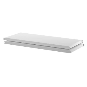 eurokraft basic Prateleira em chapa de aço, embalagem de 2 unid. , profundidade 590 mm, largura 1442 mm, Prateleira em chapa de aço, embalagem de 2