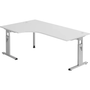 Freiformtisch, höhenverstellbar, 680 - 760 mm, BxT 2000 x 1200 mm, lichtgrau kaiserkraft