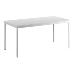 eurokraft basic Meisterschreibtisch, lichtgrau, Grundmodell, BxT 1600 x 800 mm
