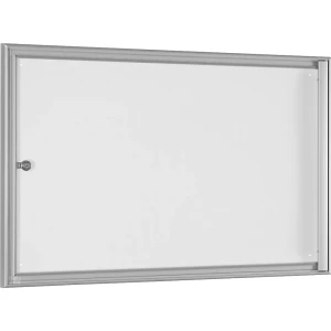 Schaukasten für den Innenbereich, Außentiefe 27 mm, für DIN A2, Rückwand weiß kaiserkraft
