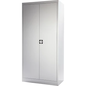 mauser Schwerlast-Flügeltürschrank, HxB 1950 x 950 mm, Tiefe 600 mm, lichtgrau