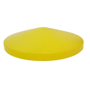 kaiserkraft Tampa para bidões em PE, para bidões de 200 litros, amarelo, Tampa para bidões em PE, para bidões de 200 litros, amarelo. Protege bidões