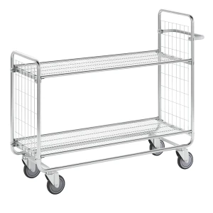 HelgeNyberg Gitterwagen SERIE 100, 2 Etagen, LxBxH 1380 x 460 x 1120 mm