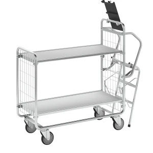 HelgeNyberg Leiterwagen SERIE 100, 2 Etagen, LxBxH 1270 x 460 x 1120 mm