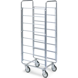 HelgeNyberg Carrinho para tabuleiros e caixas ESD , CxLxA 670 x 465 x 1585 mm, para 8 caixas, a partir de 5 unid., Carrinho para tabuleiros e caixas