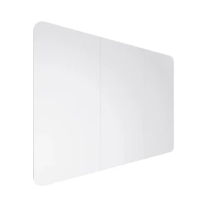 Chameleon Quadro branco XXL de design VisuWall Curve , chapa de aço, esmaltada, LxA 3920 x 1980 mm, Quadro branco XXL de design VisuWall Curve, chapa