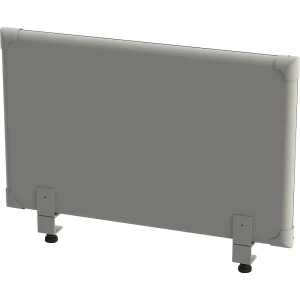 eurokraft pro Akustik-Tischaufsatz-Paneel, Höhe 450 mm, Breite 800 mm, grau