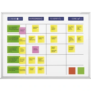 magnetoplan Quadro Scrum , conjunto XL incl. acessórios, LxA do quadro 1800 x 1200 mm, Quadro Scrum, conjunto XL incl. acessórios, LxA do quadro 1800