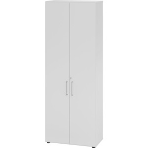VERA-ZWO - Büroschrank, HxBxT 2156 x 800 x 420 mm, 5 Fachböden, lichtgrau kaiserkraft