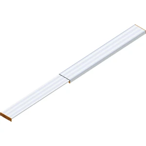 Layher Alu-Telesteg, Tragfähigkeit 150 kg, Länge 2,3 m - 4 m