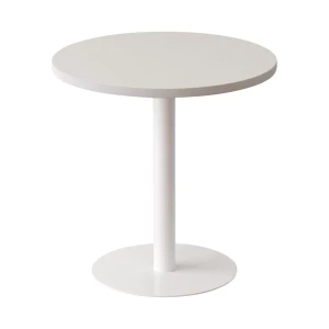 meet Lounge-Tisch, rund, Ø 600 mm, weiß
