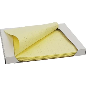 kaiserkraft Absorvente aglutinante BASIC, panos, para químicos, 500 x 400 mm, embalagem de 80 unid., a partir de 5 UE, Absorvente aglutinante BASIC,