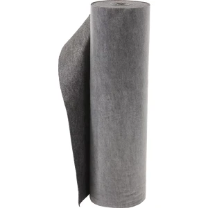 kaiserkraft Absorvente aglutinante universal PRO Plus, rolo de panos com película impermeável, cinzento, 1000 mm x 30 m, a partir de 5 unid.,