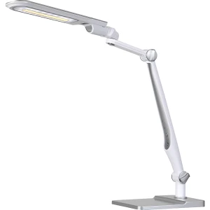 Hansa Candeeiro de mesa LED MULTIFLEX , com possibilidade de regulação da intensidade luminosa, prateado/branco, Candeeiro de mesa LED MULTIFLEX, com