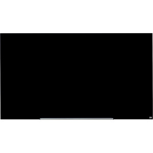 nobo Glas-Whiteboard WIDESCREEN, rahmenlos, 85'' - BxH 1883 x 1059 mm, schwarz