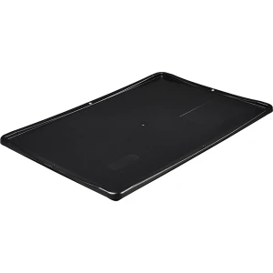 Deckel für Euronormbehälter, Außen-LxB 600 x 400 mm, schwarz kaiserkraft