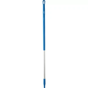 Vikan Aluminiumstiel, ergonomisch, Ø 31 mm, Länge 1310 mm, VE 10 Stk, blau