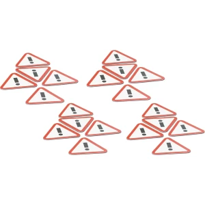 SMIT VISUAL Símbolo magnético ATTENTION , AxL 35 x 40 mm, embalagem de 20 unid., vermelho/branco, Símbolo magnético ATTENTION, AxL 35 x 40 mm,