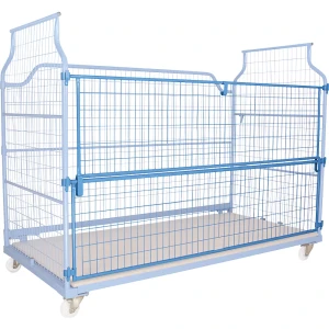 eurokraft pro Porta frontal, semirrebatível , com grade, azul claro, modelo 2000, Porta frontal, semirrebatível, com grade, azul claro, modelo 2000.