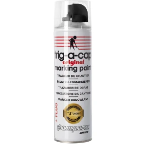 Ampere Spray de marcação para estaleiro , volume 500 ml, à base de solventes, embalagem de 12 latas, preto, Spray de marcação para estaleiro, volume