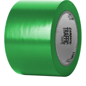 Ampere Fita de marcação para o chão , largura 75 mm, verde, Fita de marcação para o chão, largura 75 mm, verde. Marcação de linhas e identificação