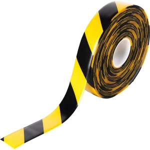 Ampere Bodenmarkierungsband, extrastark, Breite 50 mm, gelb/schwarz