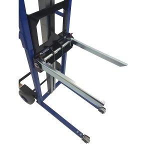 eurokraft pro Balde de forquilha para aparelho de elevação de material e empilhadora manual , CxL 450 x 140 - 330 mm, regulável, Balde de forquilha