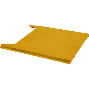 kaiserkraft Classificador de parede FLAT, para formato A4, altura de enchimento 9 mm, compartimento de arrumação amarelo, Classificador de parede