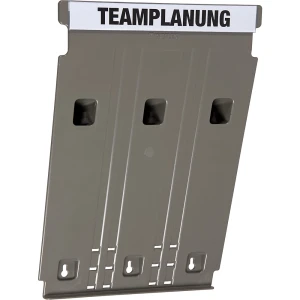 Wandsortierer FLAT, für Format DIN A4, Füllhöhe 9 mm, Grundmodul grau kaiserkraft