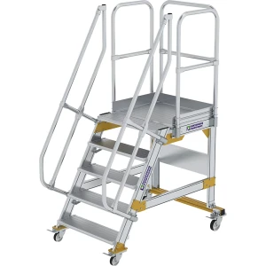 MUNK Mobile Sicherheitstreppe, Neigungswinkel 60°, 5 Stufen
