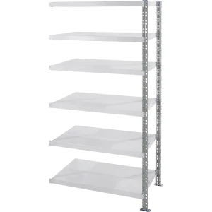 Universalsteckregal, Stahlblechböden, HxBxT 1976 x 1025 x 500 mm, Anbauregal kaiserkraft