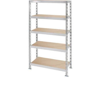Universalsteckregal, Spanplattenböden, HxBxT 1820 x 1050 x 400 mm, Grundregal kaiserkraft