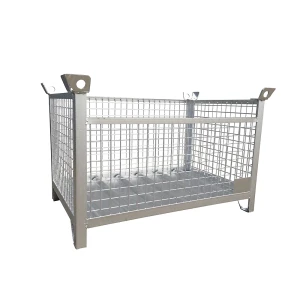 Eichinger Caixa de grade empilhável , CxLxA 1500 x 1000 x 750 mm, galvanizada, Caixa de grade empilhável, CxLxA 1500 x 1000 x 750 mm, galvanizada. Com