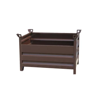 Eichinger Recipiente empilhável de paredes maciças , CxLxA 1500 x 1000 x 750 mm, castanho chocolate, Recipiente empilhável de paredes maciças, CxLxA